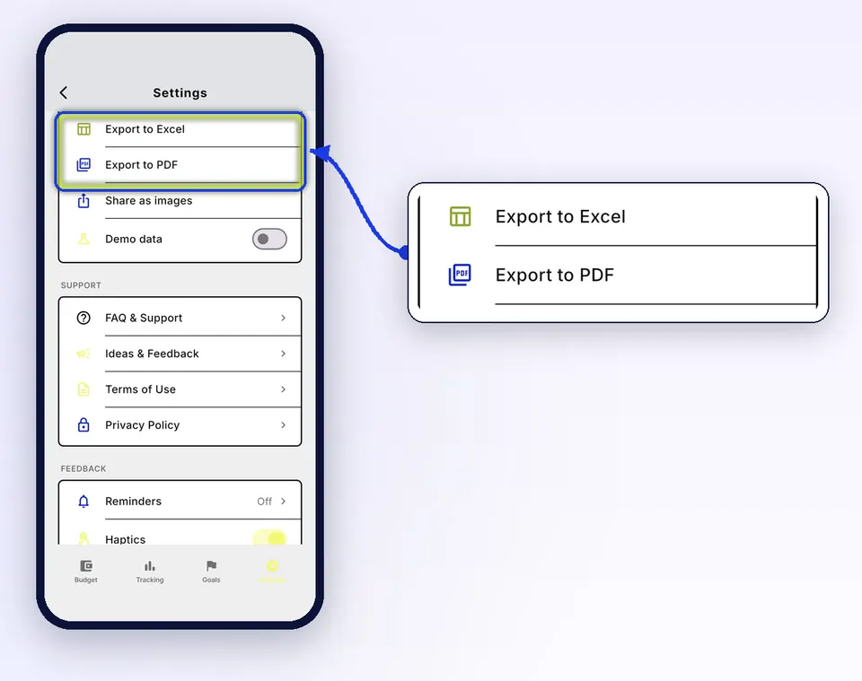 Export to Excel