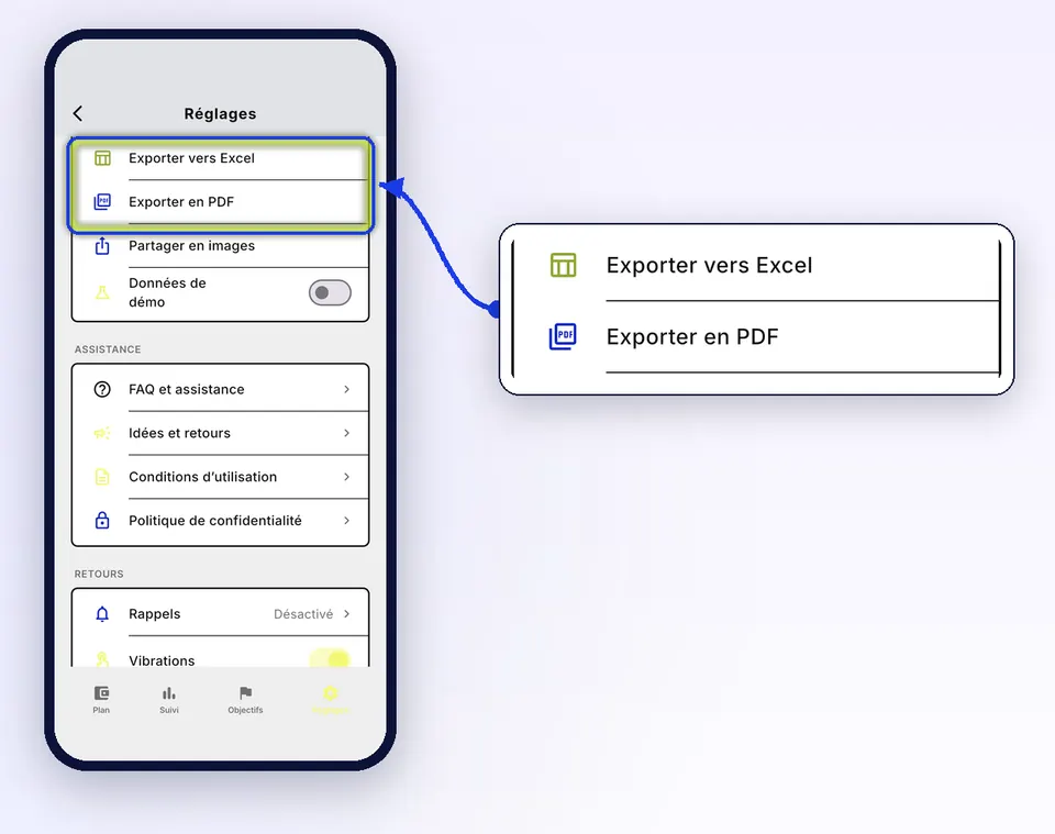 Export to Excel